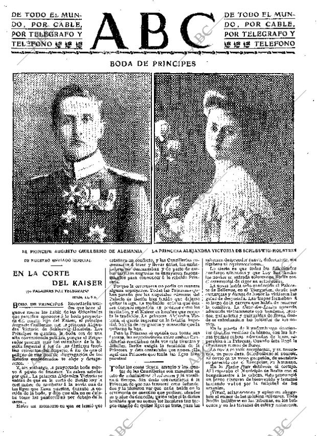 ABC MADRID 22-10-1908 página 3