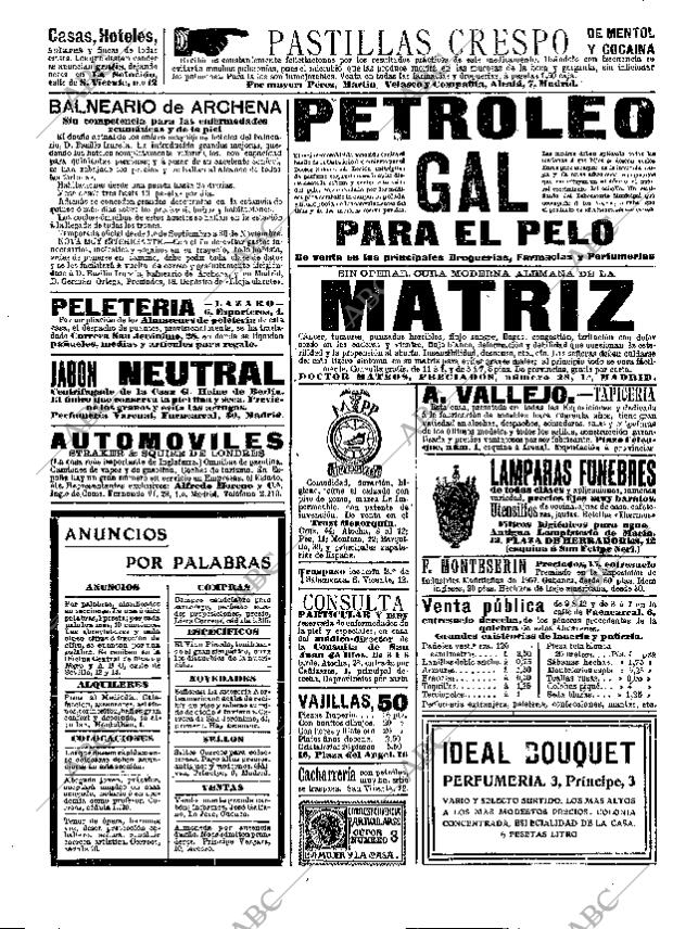 ABC MADRID 23-10-1908 página 16