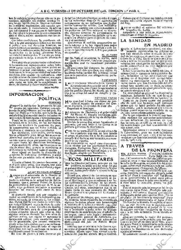 ABC MADRID 23-10-1908 página 6