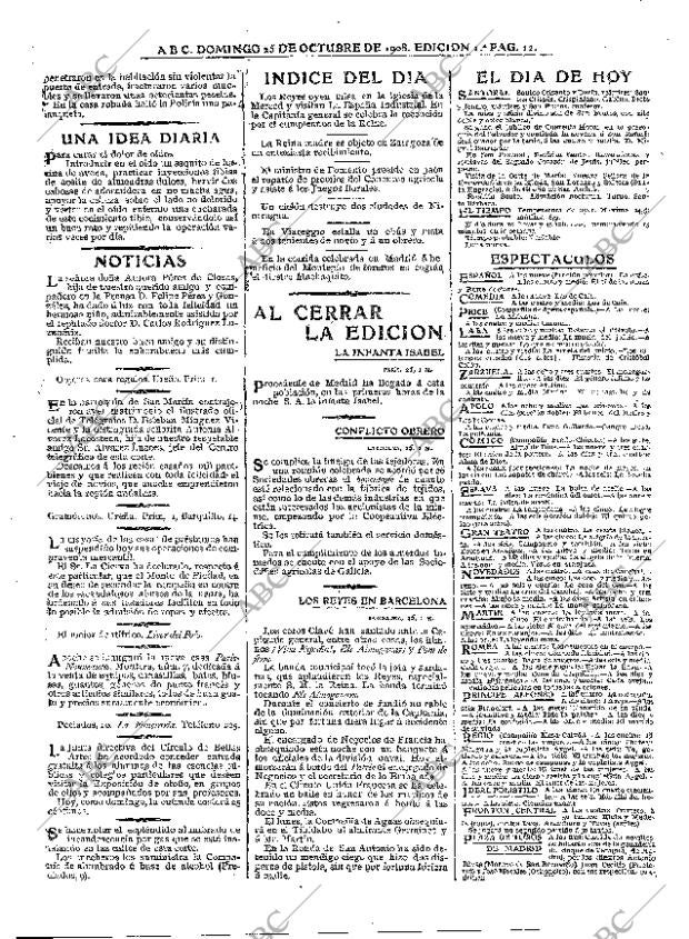 ABC MADRID 25-10-1908 página 12