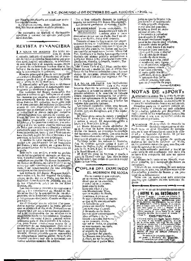 ABC MADRID 25-10-1908 página 14