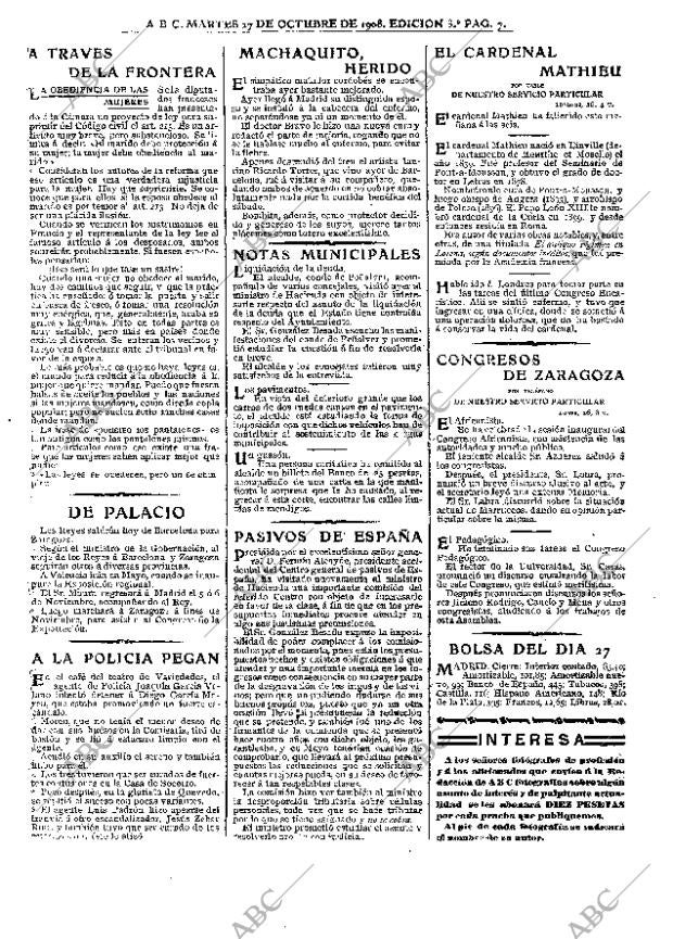 ABC MADRID 27-10-1908 página 7