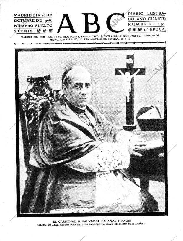 ABC MADRID 28-10-1908 página 1
