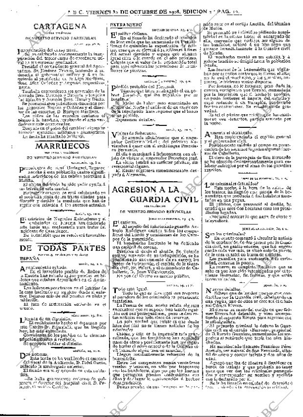 ABC MADRID 30-10-1908 página 10