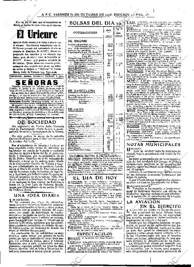 ABC MADRID 30-10-1908 página 13