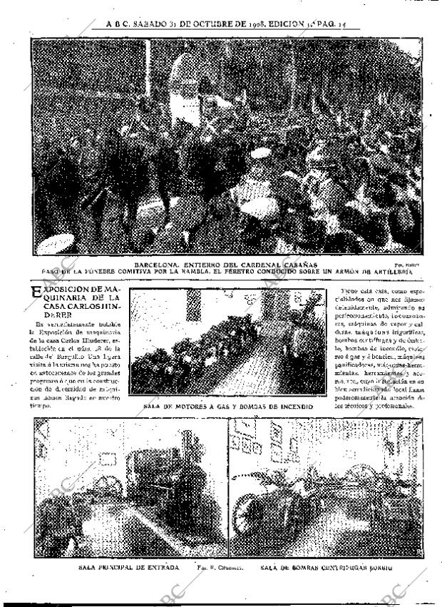 ABC MADRID 31-10-1908 página 14