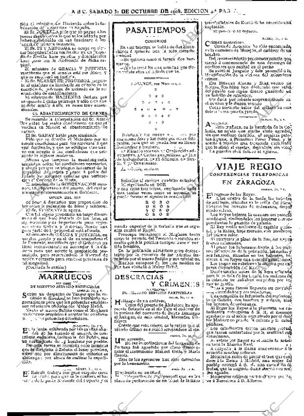 ABC MADRID 31-10-1908 página 8