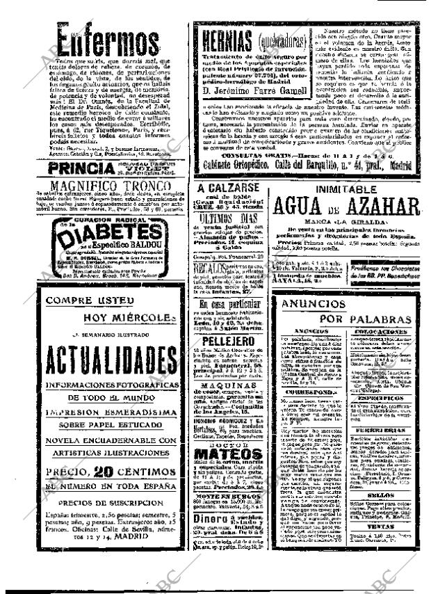 ABC MADRID 04-11-1908 página 2