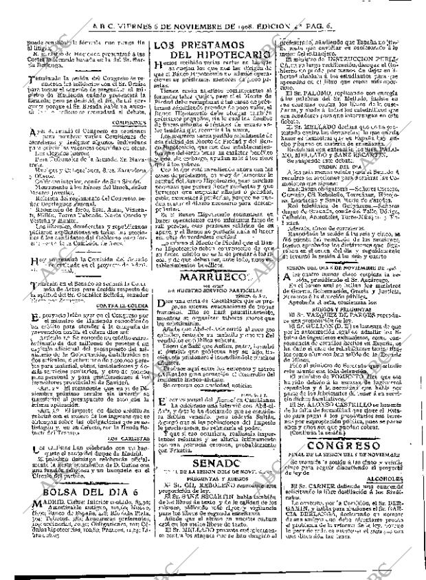 ABC MADRID 06-11-1908 página 6