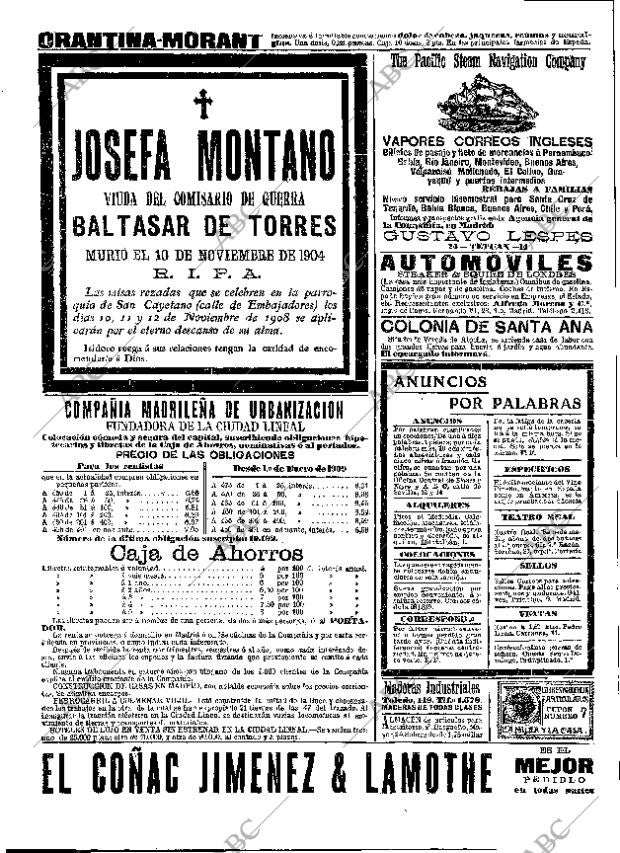 ABC MADRID 10-11-1908 página 16