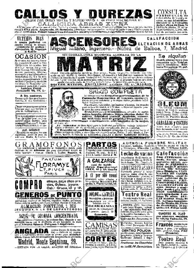 ABC MADRID 10-11-1908 página 2