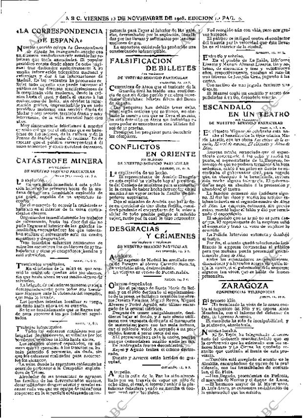 ABC MADRID 13-11-1908 página 9