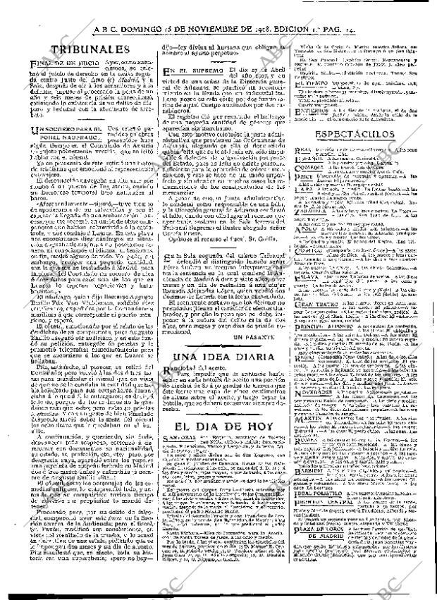 ABC MADRID 15-11-1908 página 14