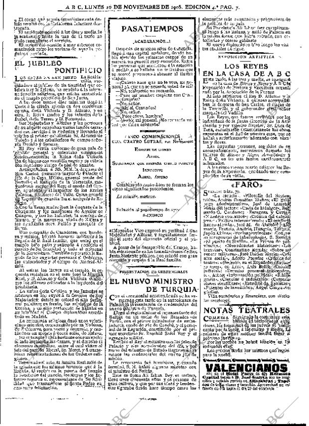 ABC MADRID 16-11-1908 página 7