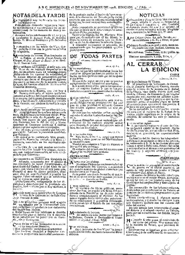 ABC MADRID 18-11-1908 página 12