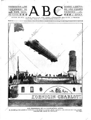 ABC MADRID 19-11-1908 página 1