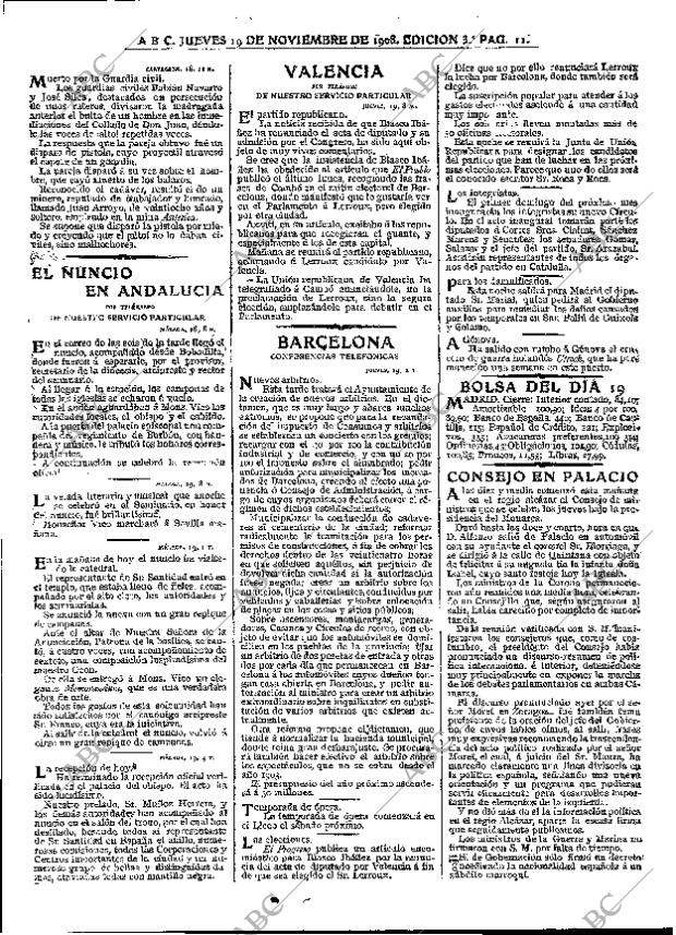 ABC MADRID 19-11-1908 página 11