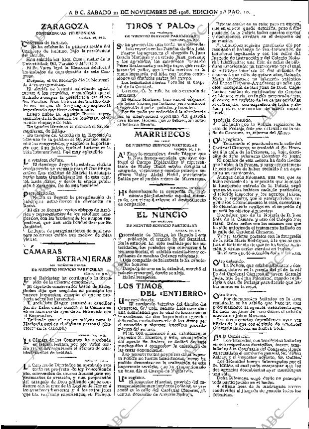 ABC MADRID 21-11-1908 página 10