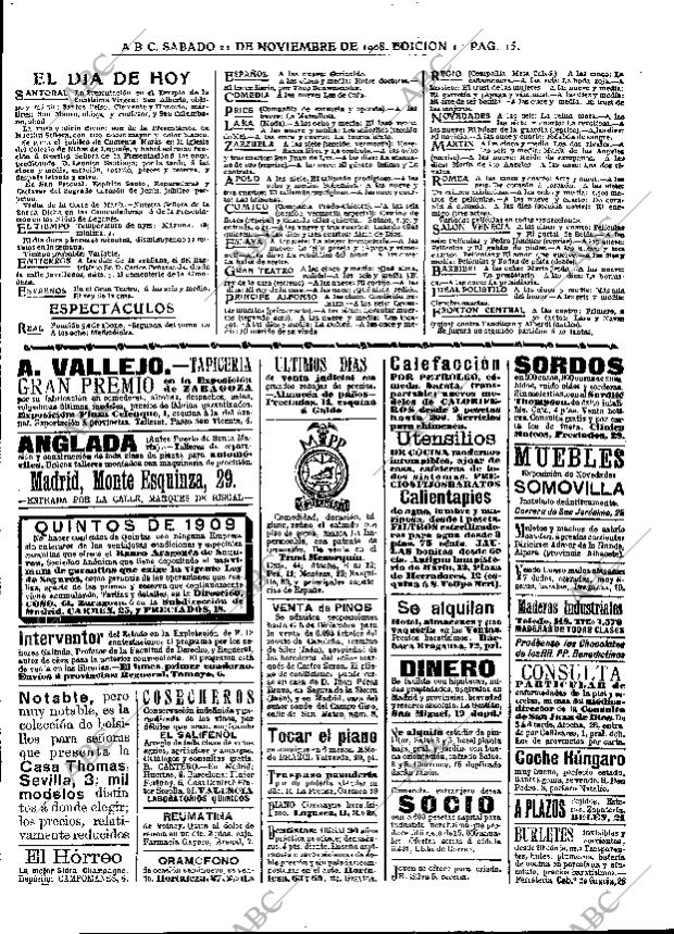 ABC MADRID 21-11-1908 página 15