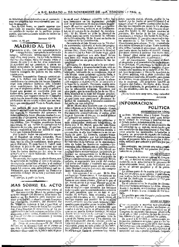 ABC MADRID 21-11-1908 página 4