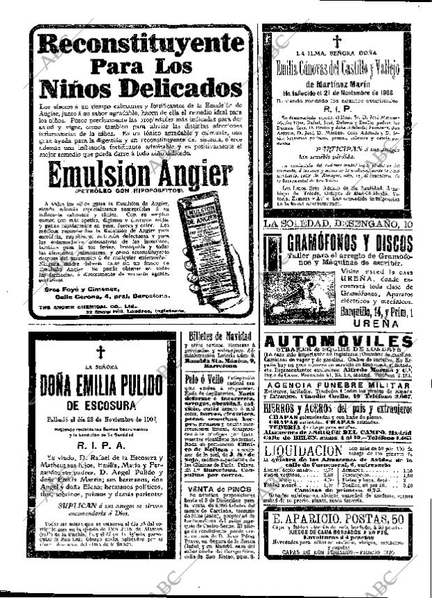 ABC MADRID 22-11-1908 página 2