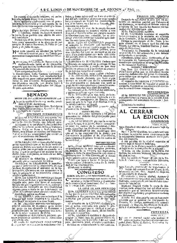 ABC MADRID 23-11-1908 página 12