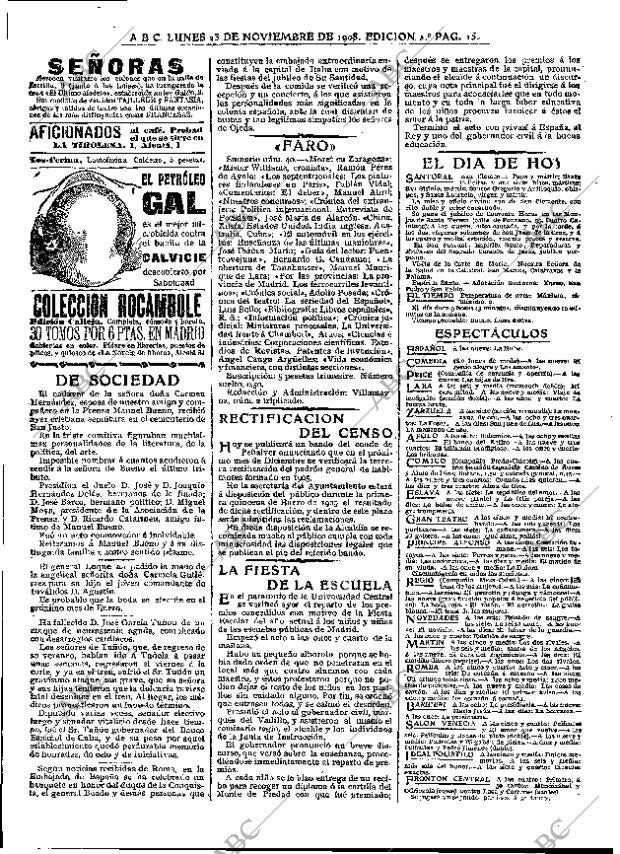 ABC MADRID 23-11-1908 página 15