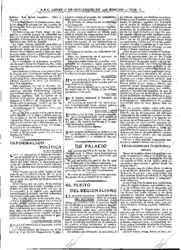 ABC MADRID 23-11-1908 página 5