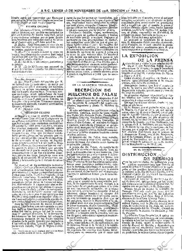 ABC MADRID 23-11-1908 página 6