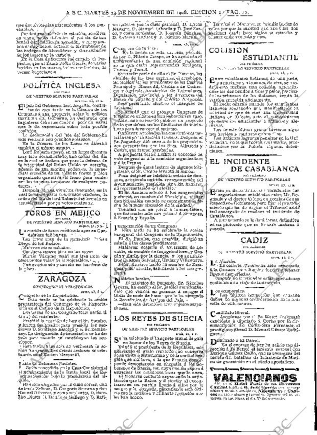 ABC MADRID 24-11-1908 página 10