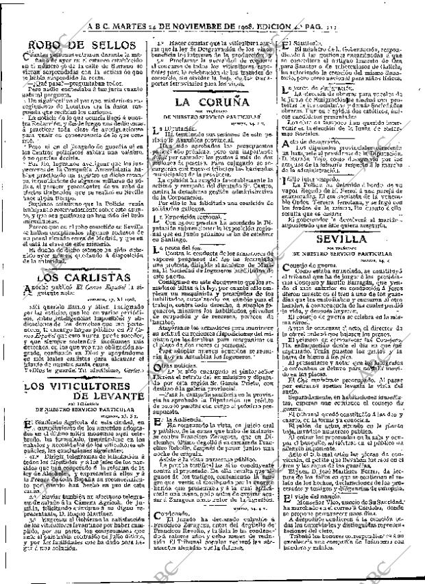 ABC MADRID 24-11-1908 página 11