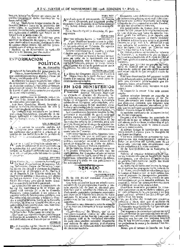 ABC MADRID 26-11-1908 página 6