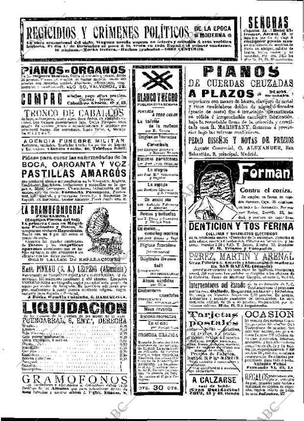 ABC MADRID 28-11-1908 página 2