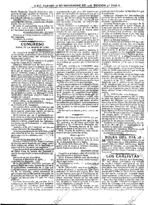 ABC MADRID 28-11-1908 página 8