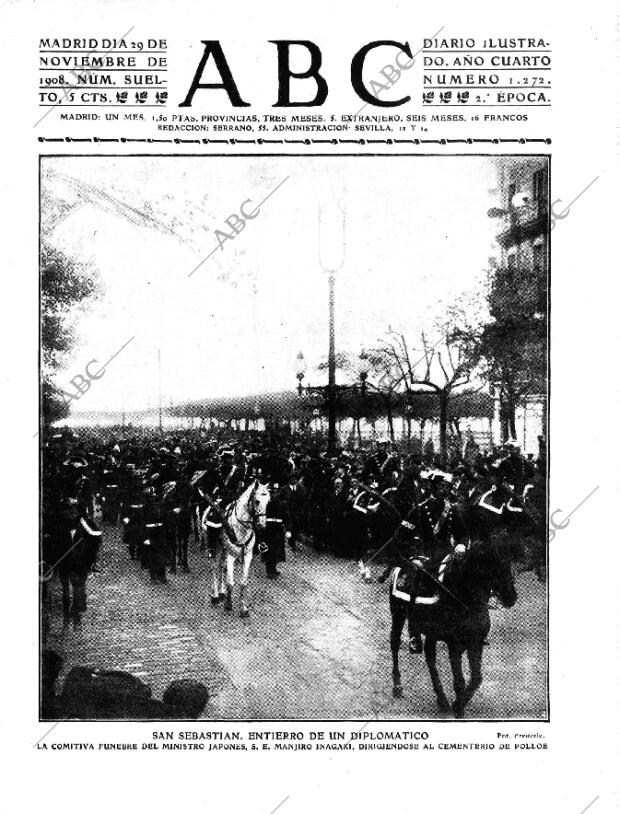 ABC MADRID 29-11-1908 página 1