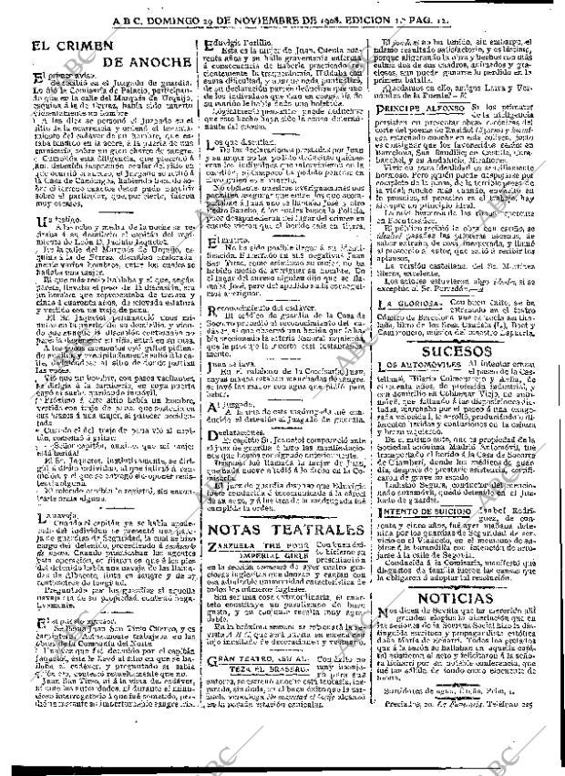 ABC MADRID 29-11-1908 página 12