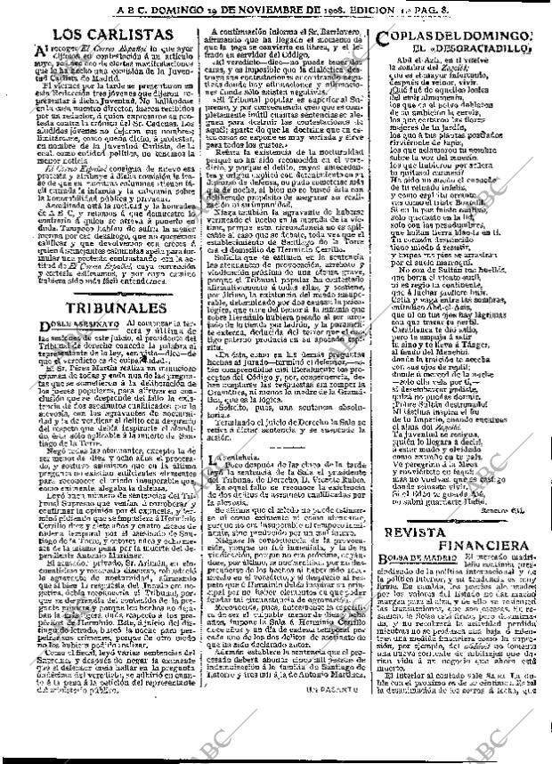 ABC MADRID 29-11-1908 página 8