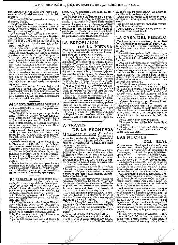 ABC MADRID 29-11-1908 página 9