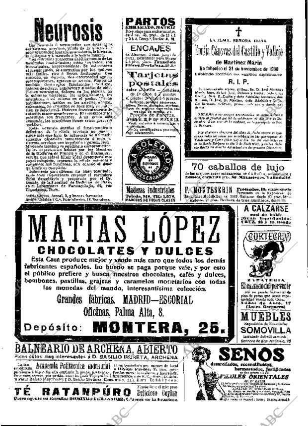 ABC MADRID 30-11-1908 página 2