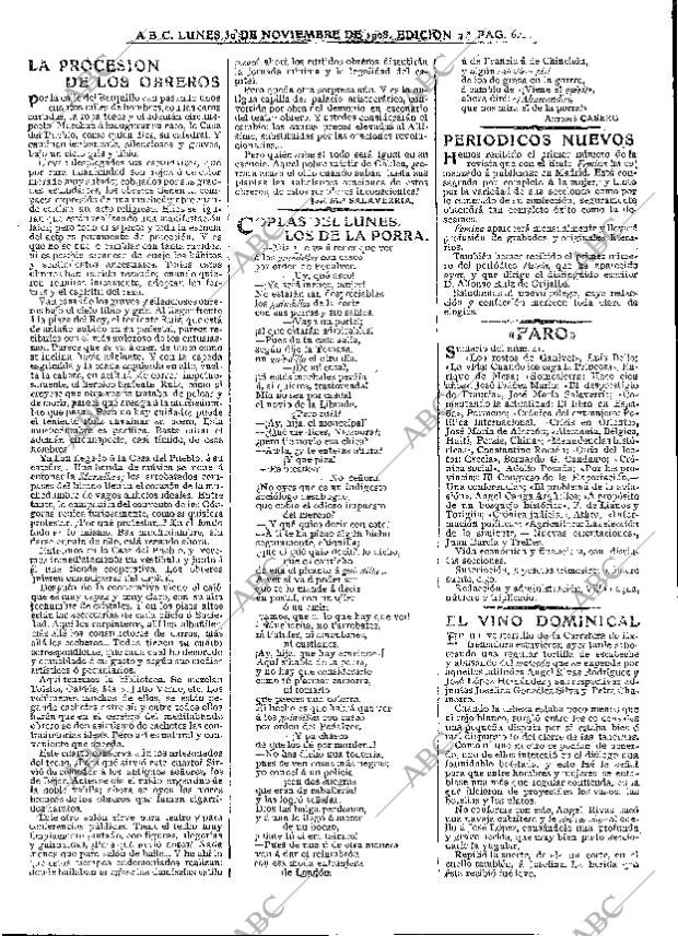 ABC MADRID 30-11-1908 página 6