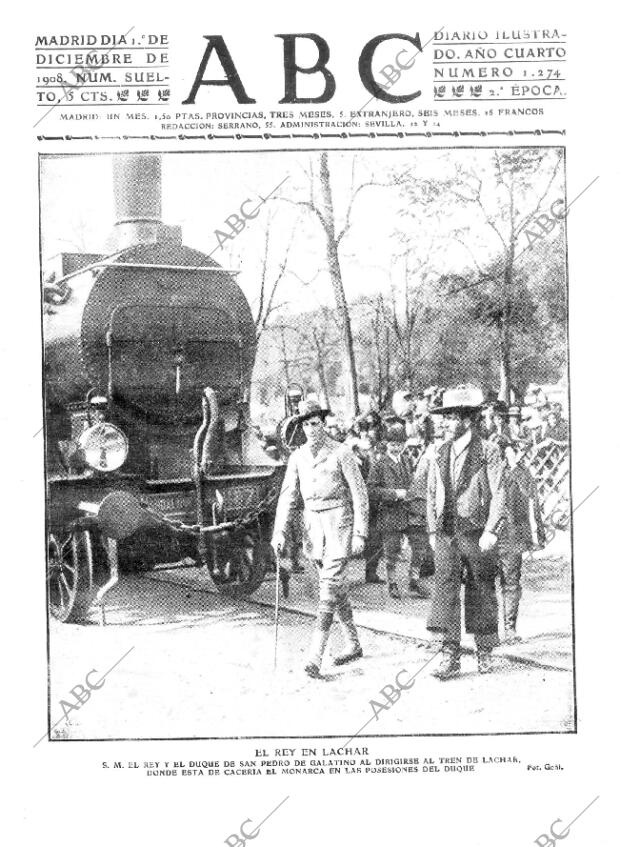 ABC MADRID 01-12-1908 página 1