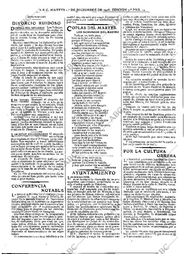 ABC MADRID 01-12-1908 página 14