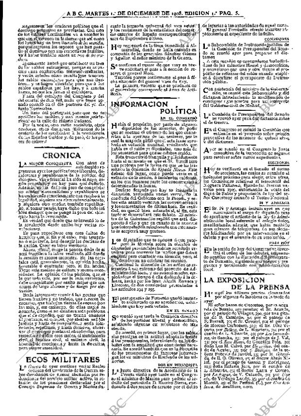 ABC MADRID 01-12-1908 página 5