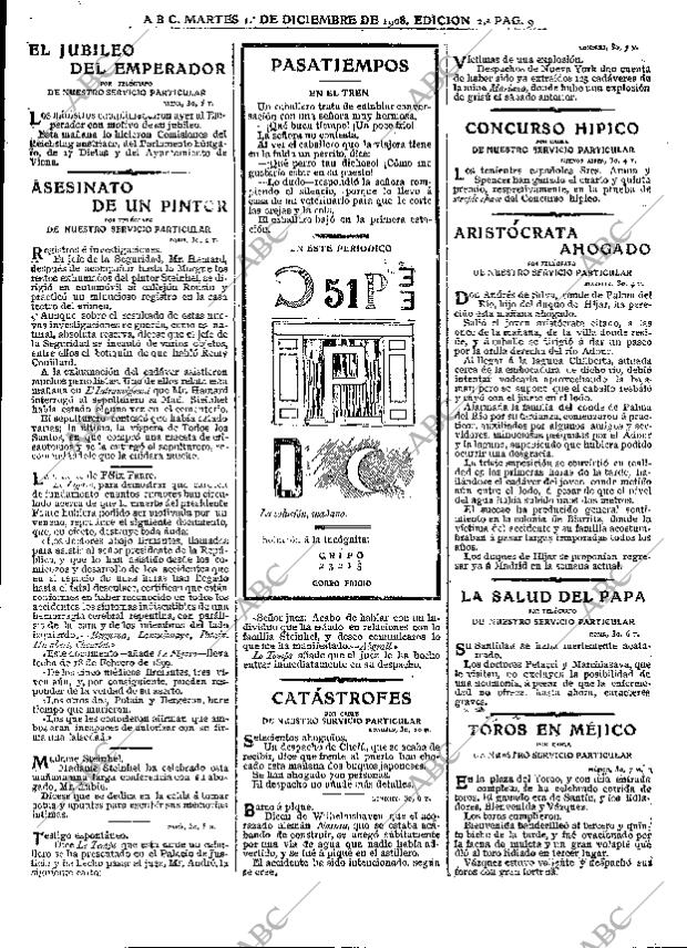 ABC MADRID 01-12-1908 página 9