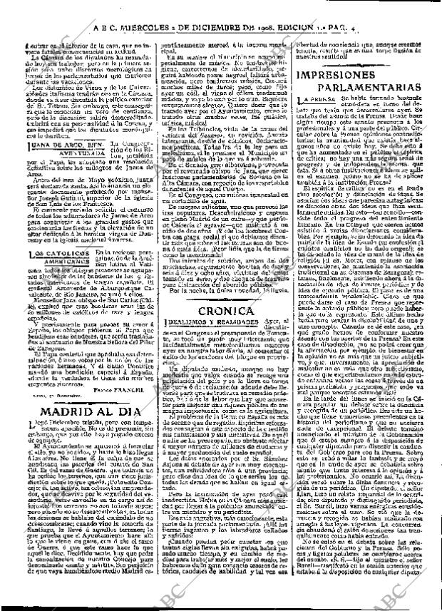 ABC MADRID 02-12-1908 página 4