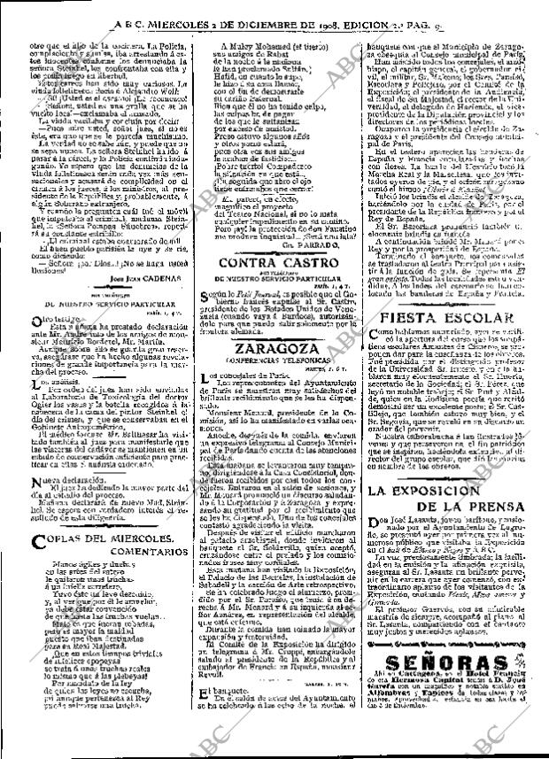 ABC MADRID 02-12-1908 página 9