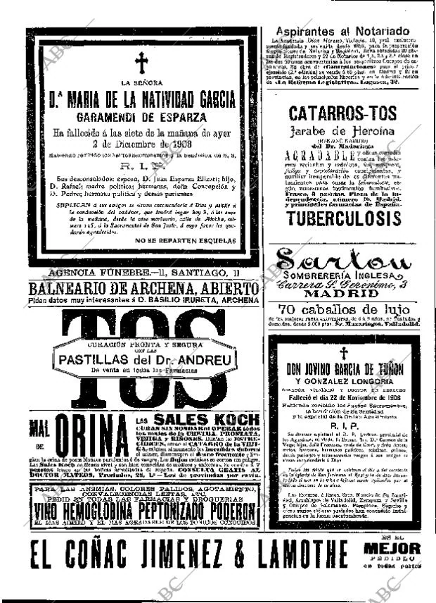 ABC MADRID 03-12-1908 página 16