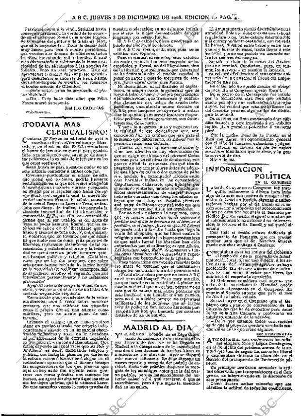 ABC MADRID 03-12-1908 página 4