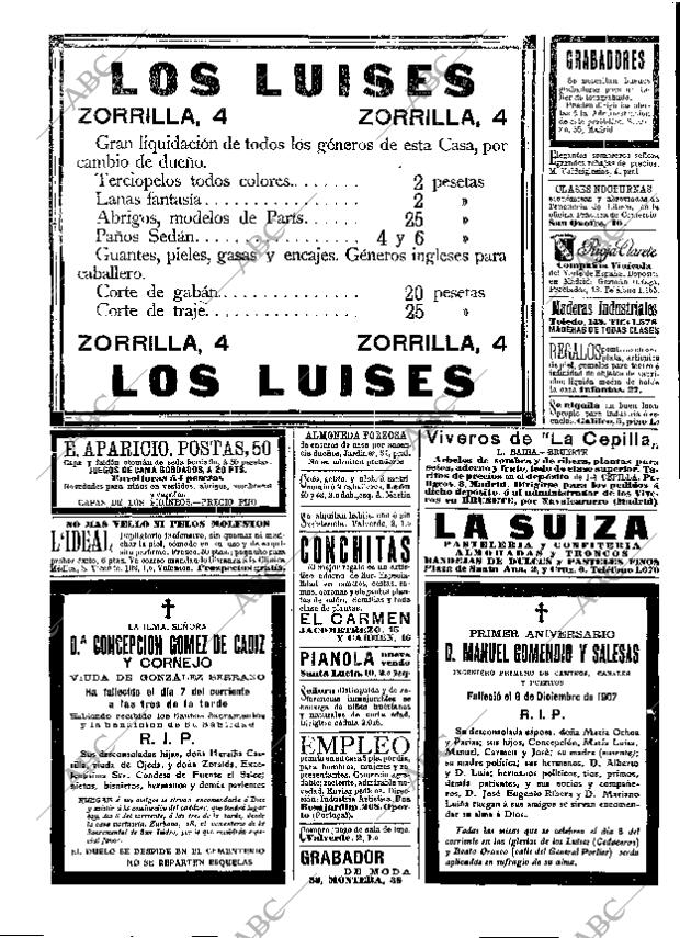 ABC MADRID 08-12-1908 página 2