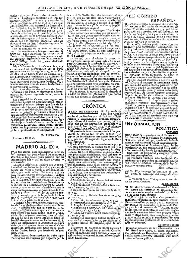 ABC MADRID 09-12-1908 página 4